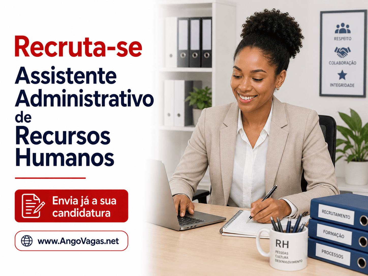 Assistente Administrativo de Recursos Humanos - Ango Vagas