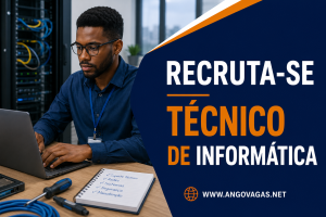 Vaga de Técnico de Informática na Lucrum Trust para profissionais com experiência em suporte técnico, redes informáticas e Microsoft 365.