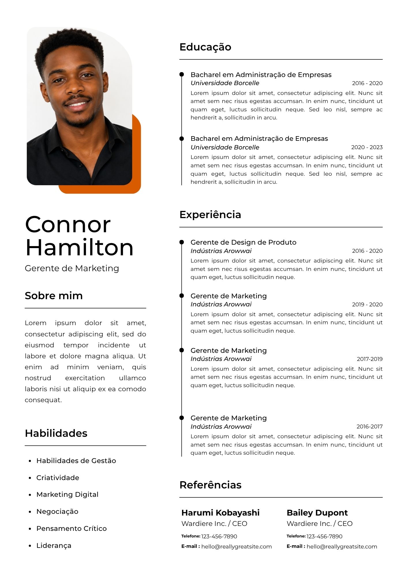 Curriculum Vitae Marketing