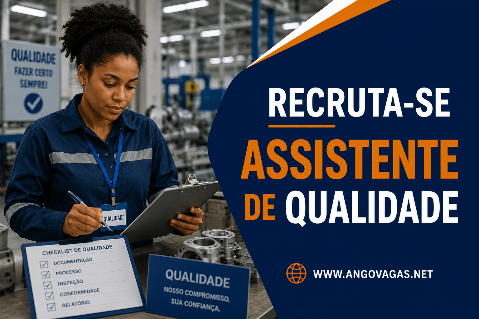 Assistente de Qualidade - Ango Vagas