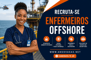 Medilink Internacional recruta Enfermeiros Offshore para operações em Cabinda com regime de rotação 28/28 dias.