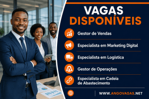 ALT Text: ANGO DIAN DAROUN recruta Gestor de Vendas, Especialista em Marketing Digital, Logística, Operações e Cadeia de Abastecimento em Angola.