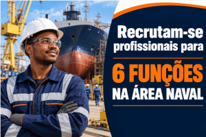 Repnav recruta profissionais para Engenharia Mecânica Naval, Pintura, Soldadura e Operações de Doca