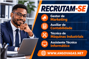 DADAR DOWA recruta Gestor de Marketing, Auxiliar de Contabilidade, Técnico de Máquinas Industriais e Assistente Técnico Informático em Luanda.