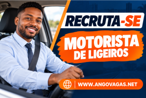 Vaga para Motorista de Ligeiros para apoio logístico num projecto de Oil & Gas em Cabinda, Angola.